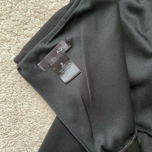 Aqua Strapless Black Jumpsuit - Size: Small - Picture 9 of 9